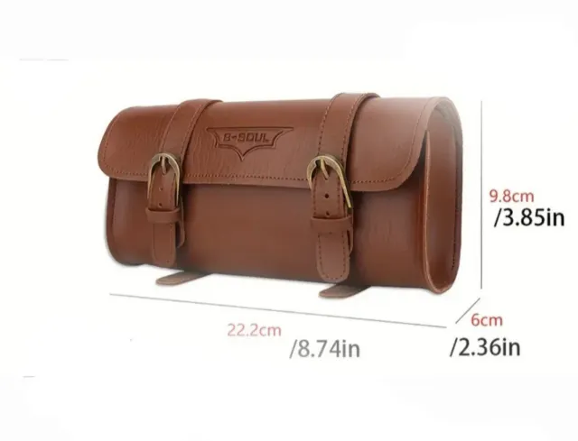 Borsello Bici Vintage Pelle Marrone