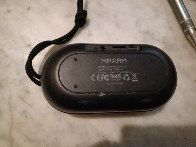 Altavoz bluetooth maxam 