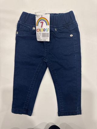 Jeans elastici per bambini 7 colori taglia 12 mesi