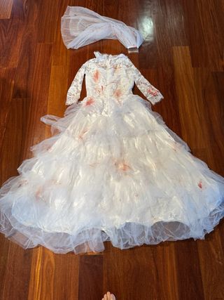 Disfraz Novia Sangrienta 9 Años