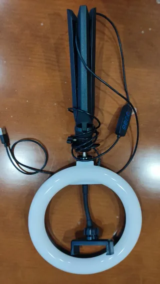 Luz Aro Trípode y Soporte Móvil