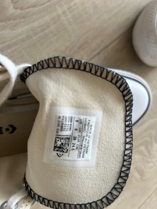 Converse plataforma talla 39