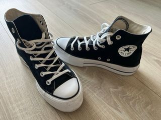 Converse plataforma talla 39