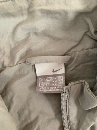Nike Vintage Full Zip- Chaqueta Gris Y2K Streetwea