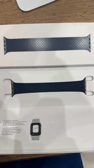 Correa Apple Watch Solo Loop Azul Abismo.
