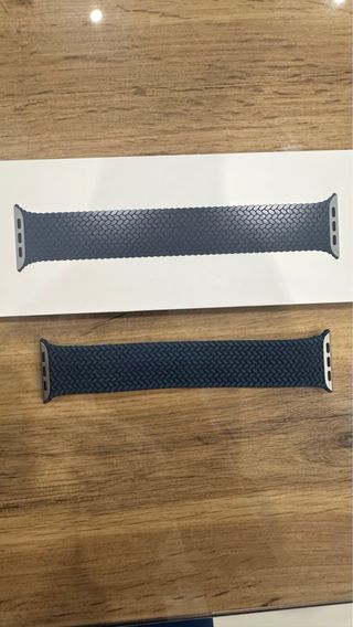 Correa Apple Watch Solo Loop Azul Abismo.