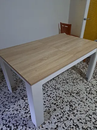 Mesa de comedor extensible madera