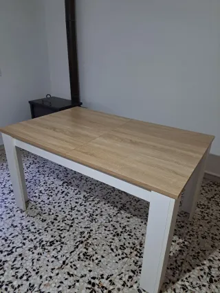 Mesa de comedor extensible madera
