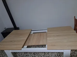 Mesa de comedor extensible madera