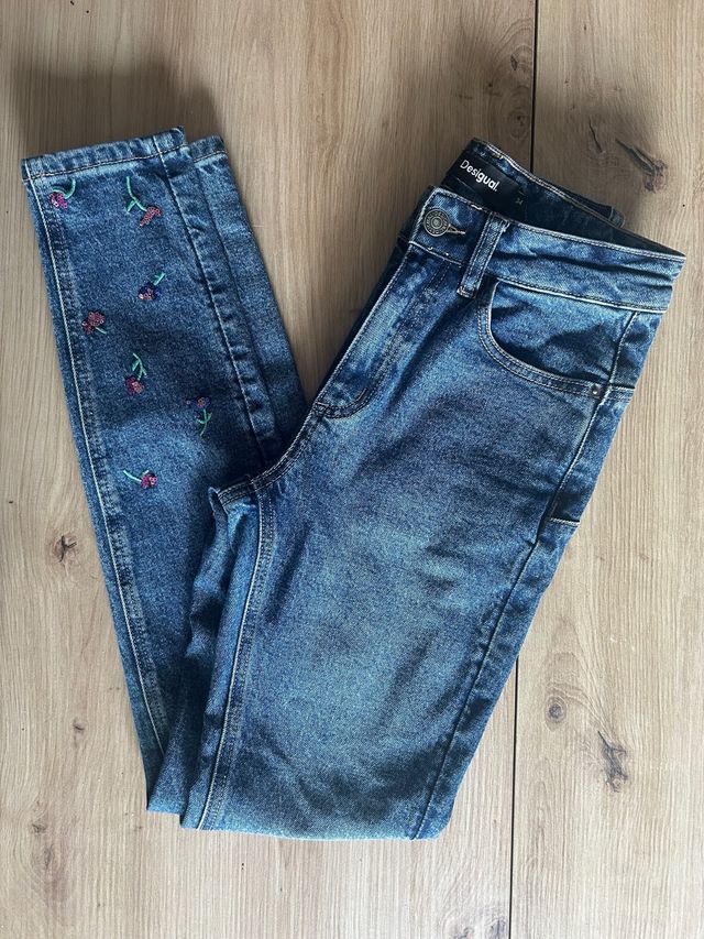 Pantalón Desigual Push Up Azul