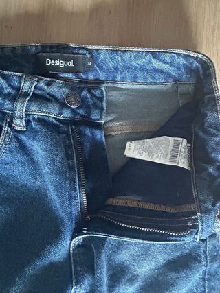 Pantalón Desigual Push Up Azul