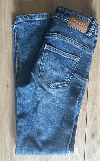 Pantalón Desigual Push Up Azul