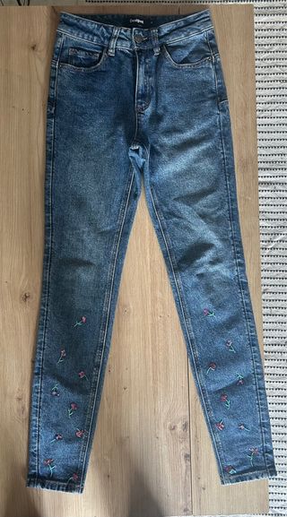 Pantalón Desigual Push Up Azul