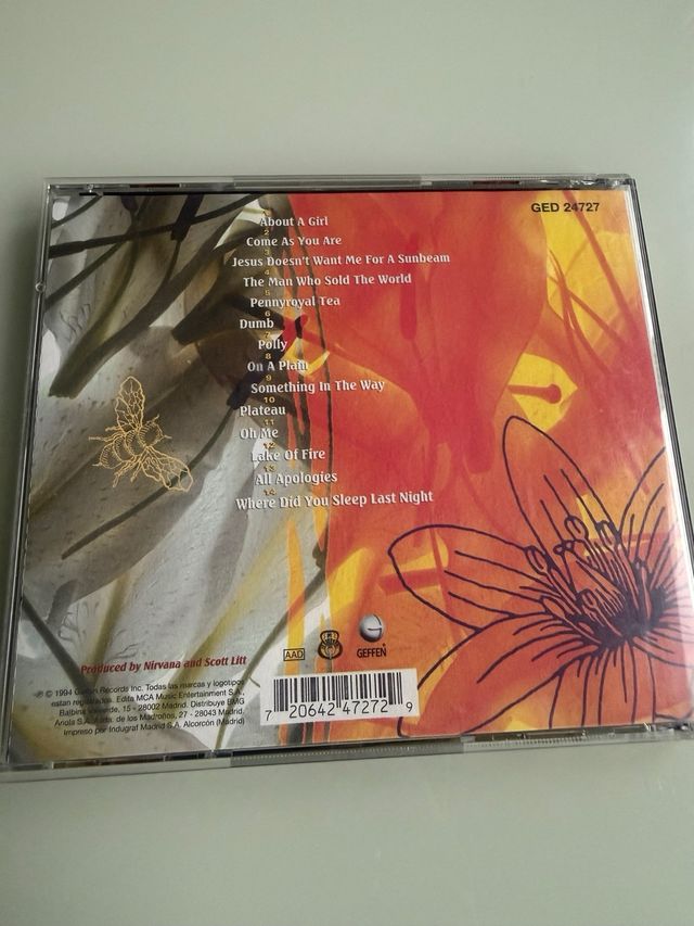 CD Nirvana Unplugged in New York