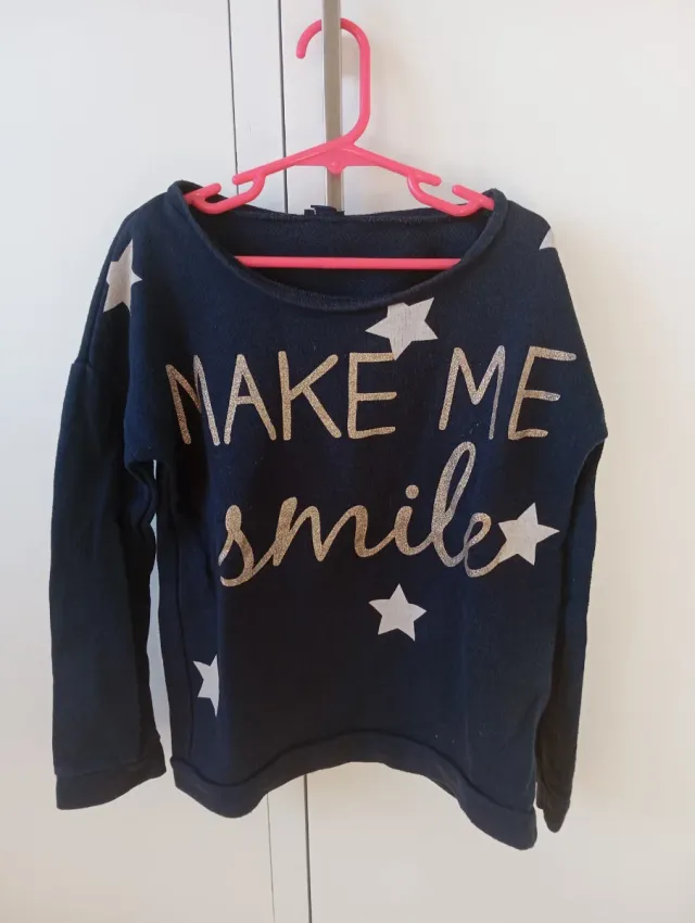 Jersey niña estrellas Make me smile Kiabi