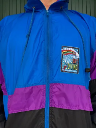 Vintage Windbreaker 90s Skydiving
