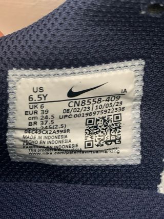 Zapatillas Nike Niños Talla 39