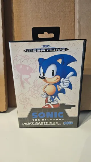 Megadrive con Sonic y mando en caja LEER