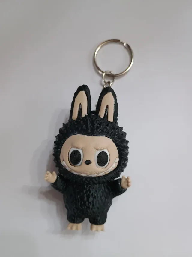 Llavero Labubu Negro