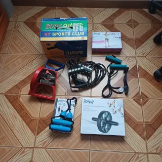 Lote de equipo de fitness: Body Shaper, Rueda Abdo