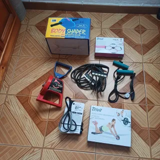 Lote de equipo de fitness: Body Shaper, Rueda Abdo