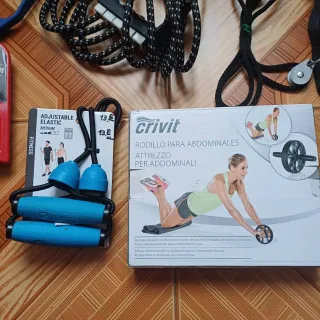 Lote de equipo de fitness: Body Shaper, Rueda Abdo