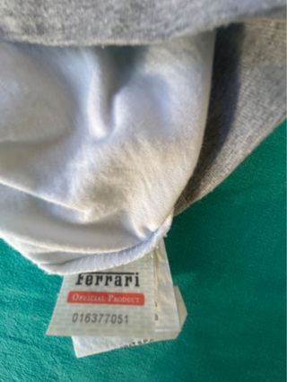 T-shirt Ferrari bambino bianca rossa