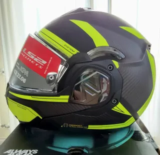 Casco LS2 Advant KPA Modular ECE 22.06 Negro/Amar.