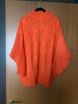 Maglione arancione misto mohair