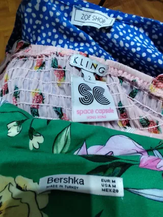 Lote 3 vestidos largos estampados