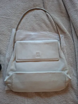 Bolso Blanco y Plateado