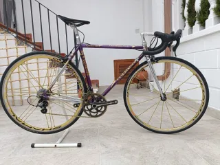 Colnago Máster Piu púrpura y dorado