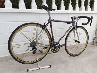 Colnago Máster Piu púrpura y dorado