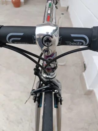 Colnago Máster Piu púrpura y dorado