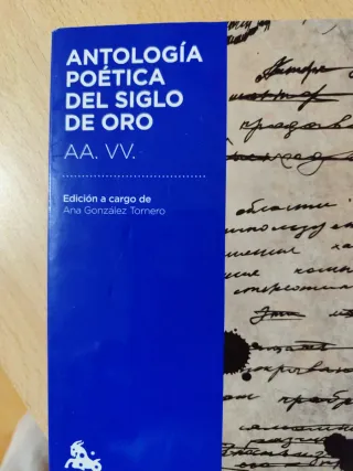 Antologia poetica del siglo de Oro