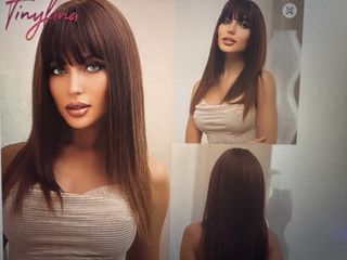 Peluca GEMMA naranja para Halloween/Cosplay