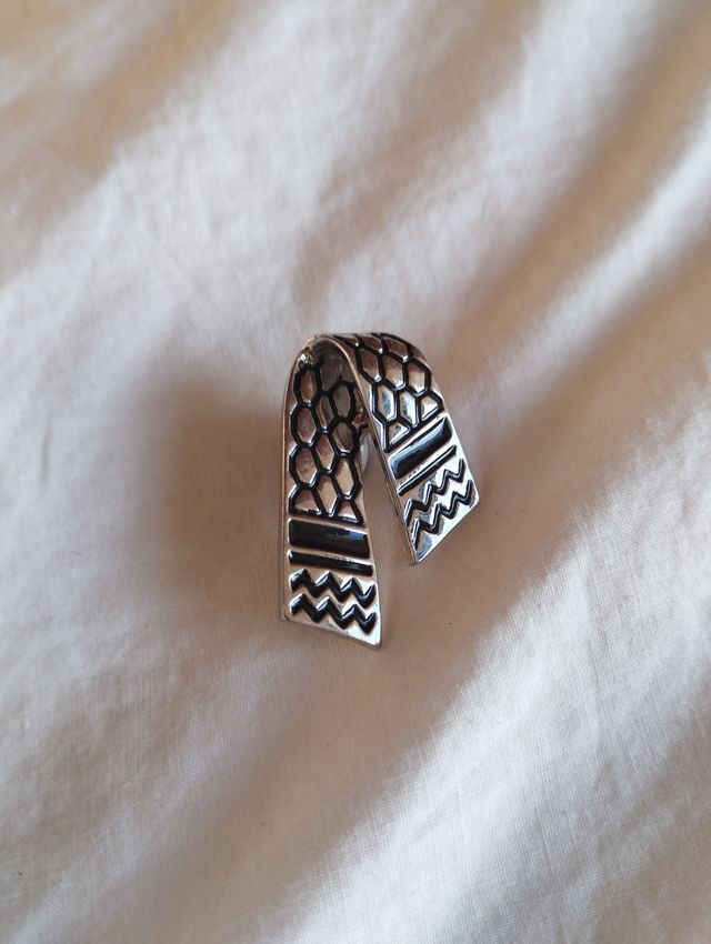 Pin broche kufiya bufanda Palestina de Acero