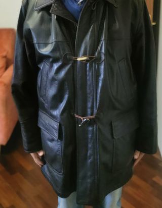 Giaccone Aquascutum Pelle Uomo XL Marrone