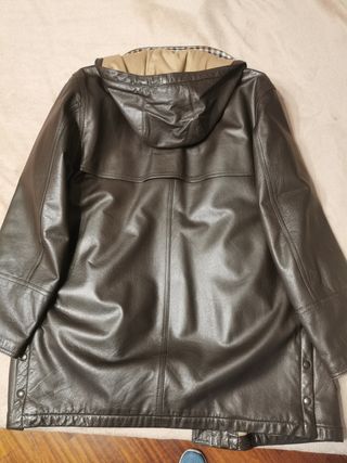 Giaccone Aquascutum Pelle Uomo XL Marrone