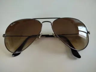 Gafas Ray-Ban Aviador Marrón/Plata
