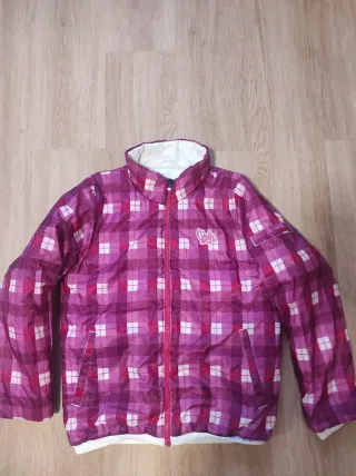Chaqueta de nieve a cuadros