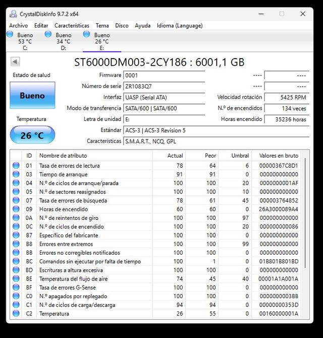 6TB Seagate BarraCuda HDD