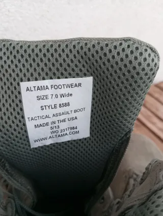 Botas Altama Tácticas Verdes