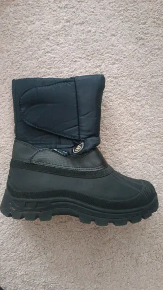 Bota nieve niño negra