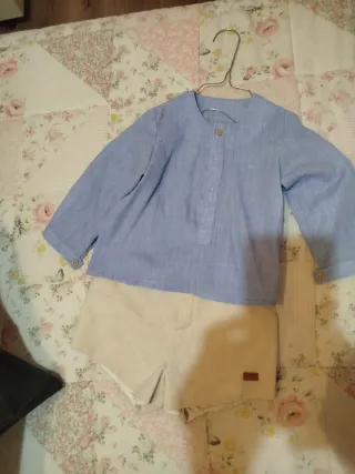 Conjunto niño camisa y pantalón corto