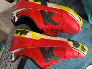 Zapatillas niño K-Swiss rojas talla 34