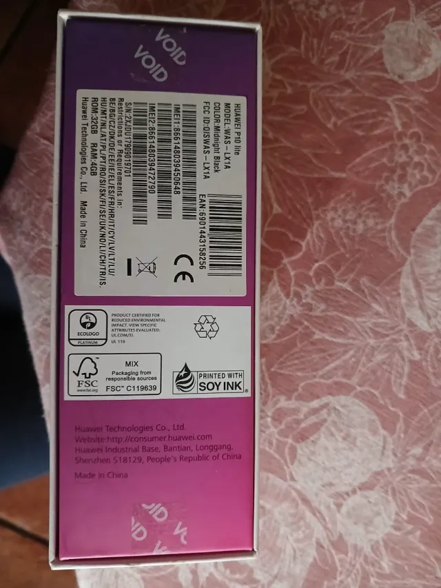 Huawei P10 Lite Preto