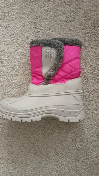 Bota de nieve para niña rosa talla 33