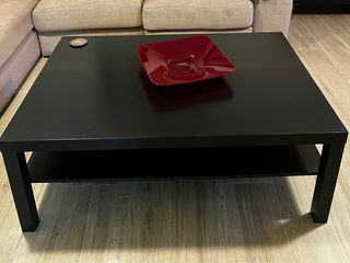 Mesa de centro madera wengue