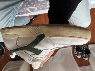 Diadora Sneakers Bianche e Verdi